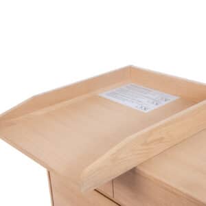 pure oak wood dresser + changing table