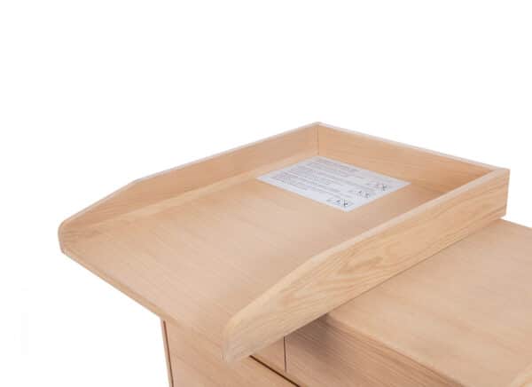pure oak wood dresser + changing table