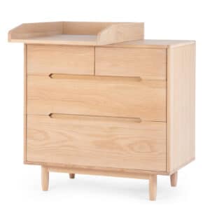 pure oak wood dresser + changing table