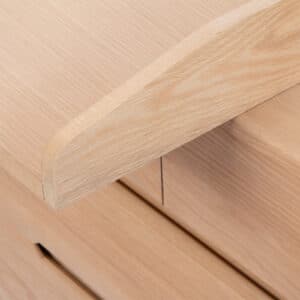 pure oak wood dresser + changing table