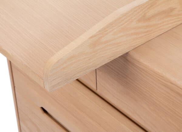 pure oak wood dresser + changing table
