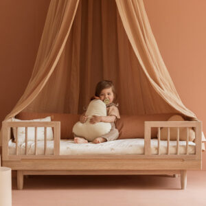 pure oak wood junior bed look5