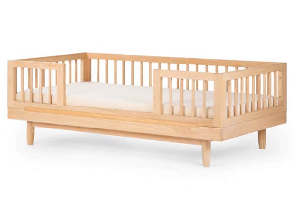 pure oak wood junior bed + security kit