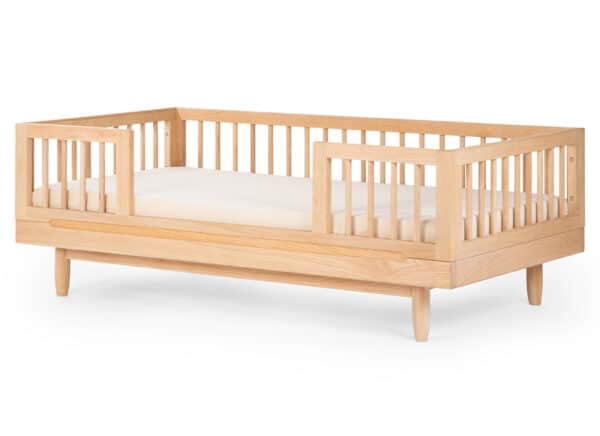 pure oak wood junior bed + security kit