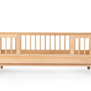 pure oak wood junior bed + security kit