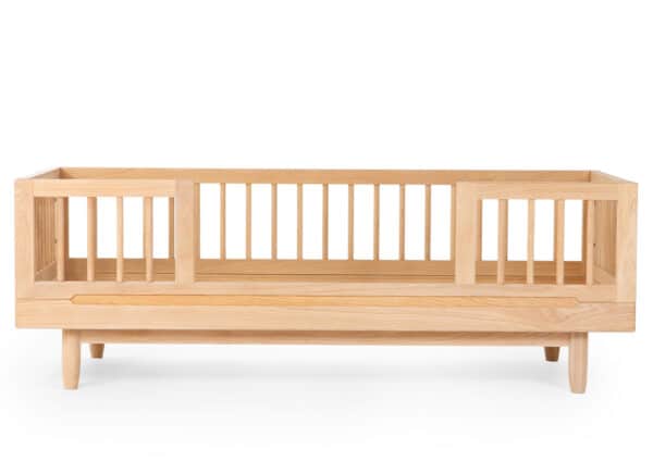 pure oak wood junior bed + security kit