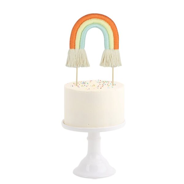Party Decor Rainbow Cake Topper