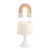 Rainbow Cake Topper-Party Decor