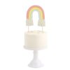 Rainbow Cake Topper-Party Decor