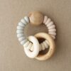rattle teether dany blush