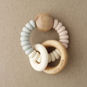 rattle teether dany blush