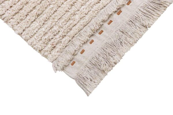 reversible washable rug duetto sage runner look2