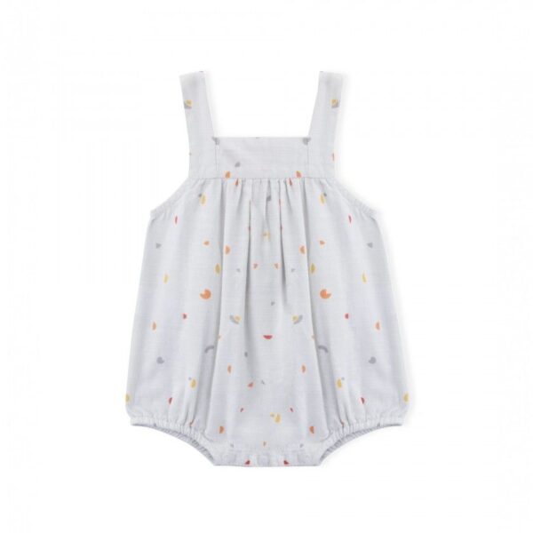 romper baby cotton music look