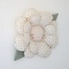flower head kids wall decor mint motif