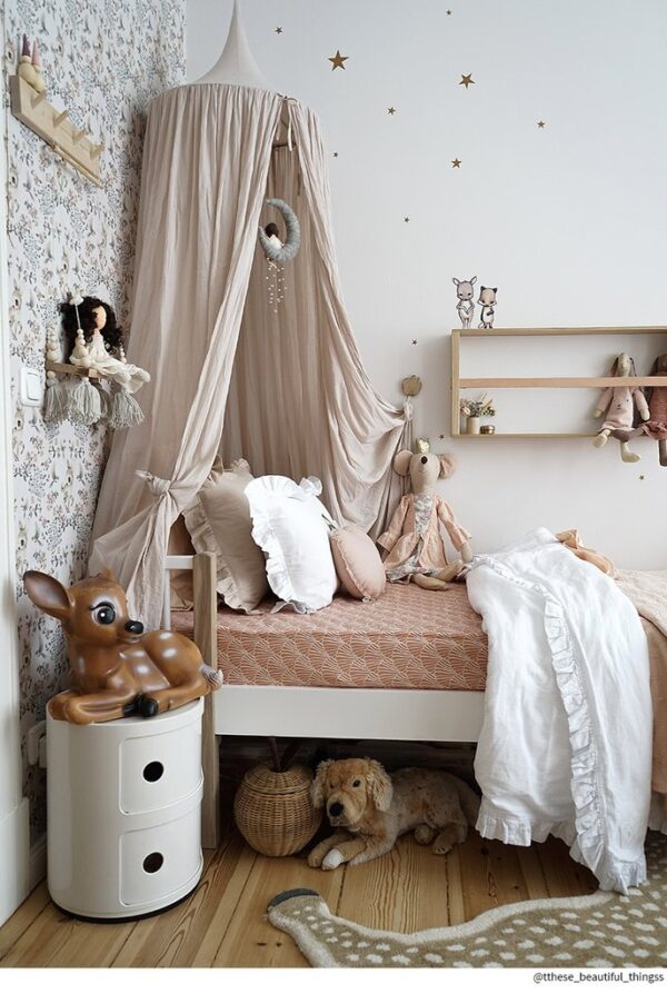 SeaShells Fitted Sheet-Terracotta Pink - Image 3