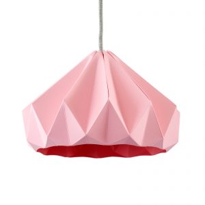 Chestnut Origami Lamp Home Decor