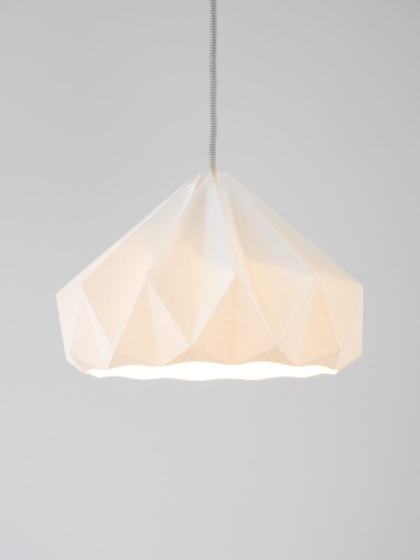 Chestnut Origami Lamp-White - Image 4
