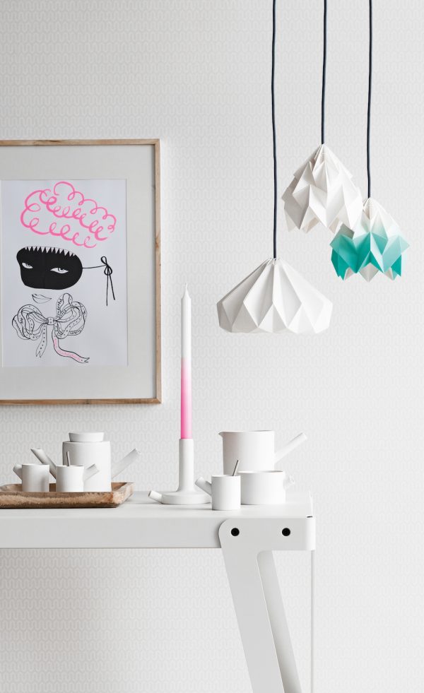 Chestnut Origami Lamp-White - Image 5
