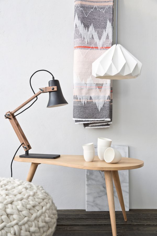 Chestnut Origami Lamp-White - Image 2