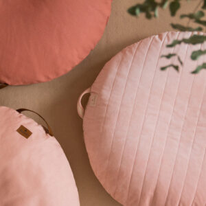 sahara floor cushion bloom pink