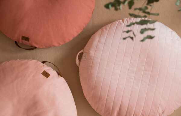 sahara floor cushion bloom pink