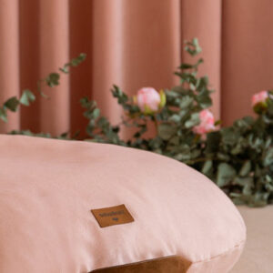 sahara floor cushion bloom pink