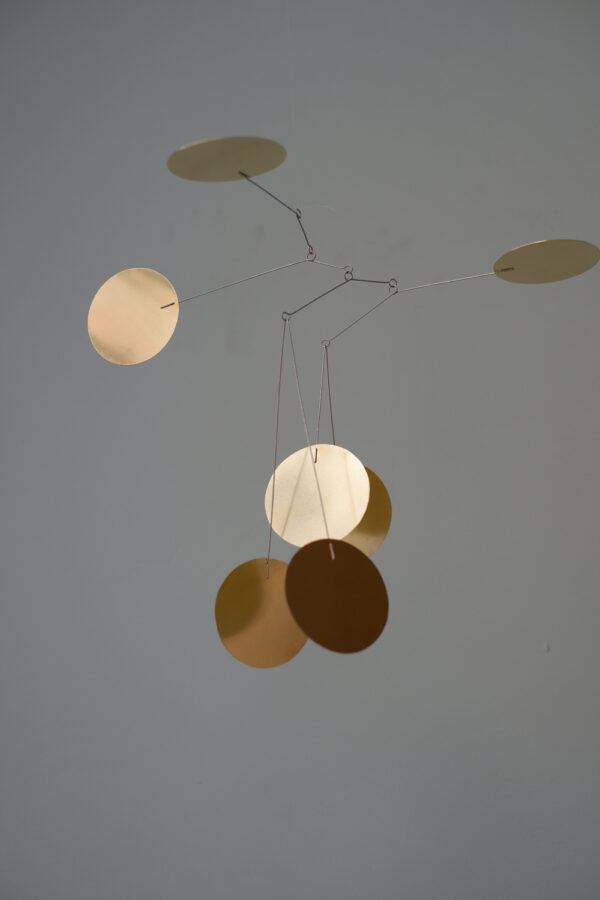 shanyn brass hanging kinetic mobile