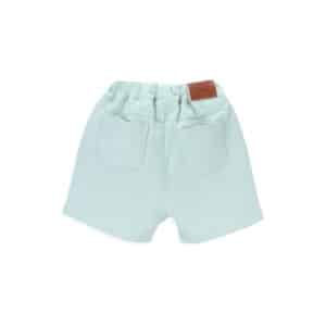 spike twill baby short celadon green