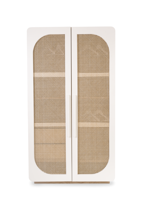 straw cabinet doors in white look1