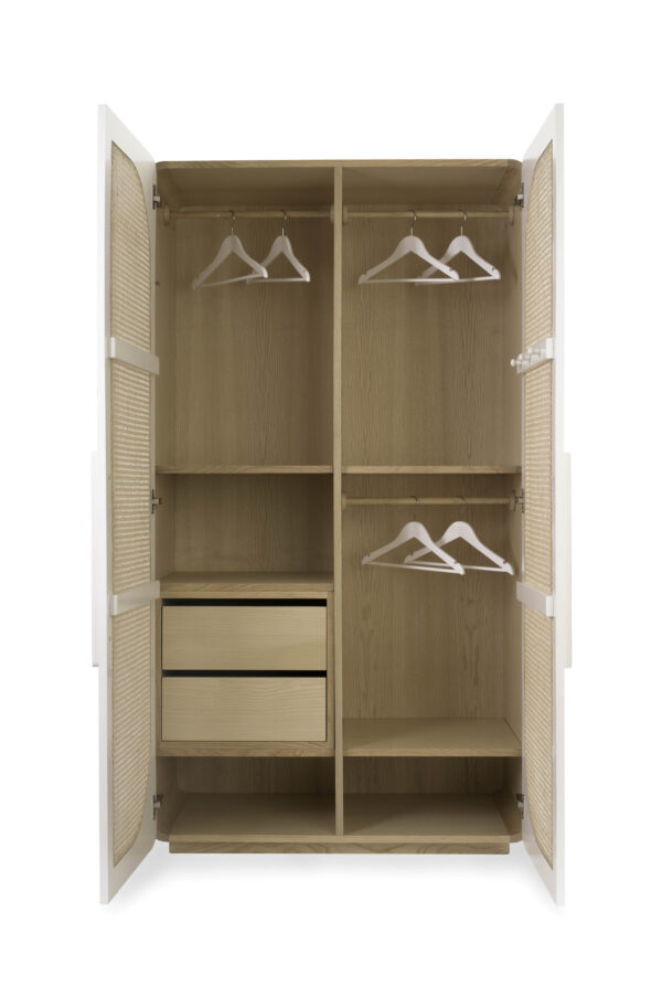 straw cabinet doors in white look2