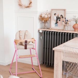 tibu high chair pink look 