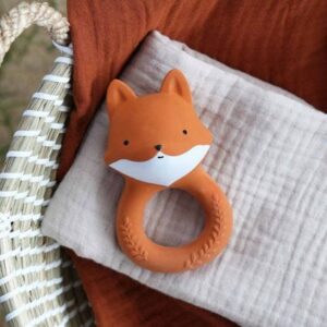 teething ring fox look