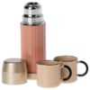 thermos and cups soft coral