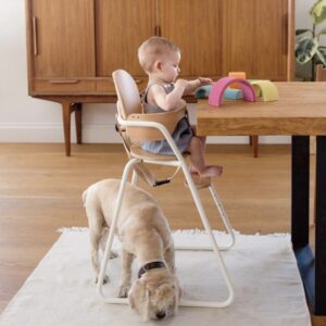 tibu high chair white+meta look