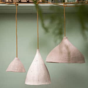 tipi lampshade high sand and ash grey