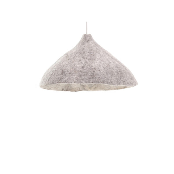 Tipi Lampshade Wide-Light Stone and Natural