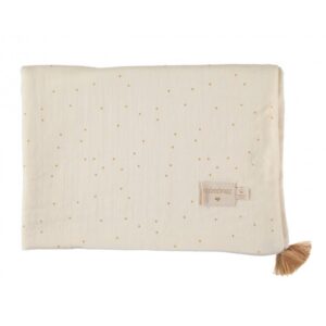 treasure summer blanket honey sweet dots natural