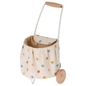 trolley toy mini multi dots rose look1