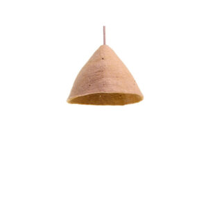 two tone tipi lampshade quartz pink and gold