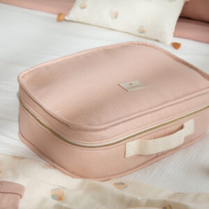 victoria baby suitcase misty pink