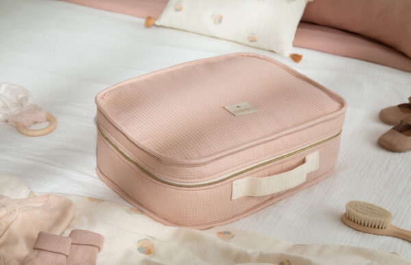 victoria baby suitcase misty pink