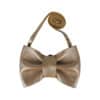 viona purse bow clay metallic