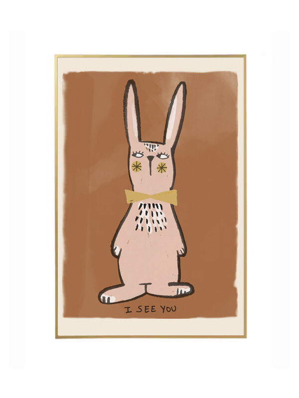 Rabbit Poster for Children's Room