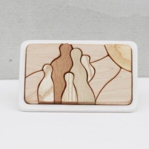 Wooden Puzzle Toy-Family +3