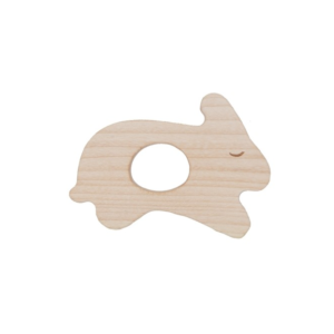 wooden rabbit teether natural look2