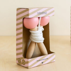 wooden skipping rope pink look3