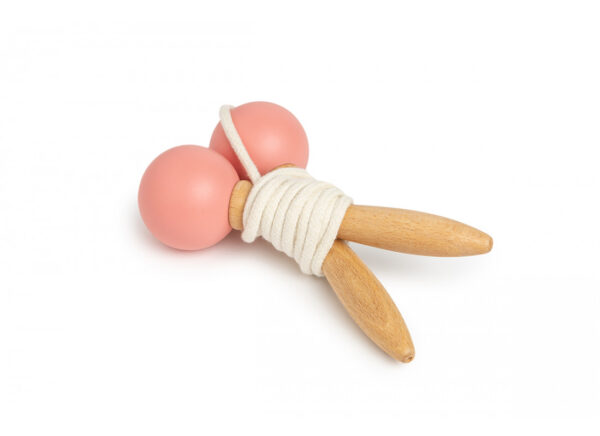 wooden skipping rope pink look4