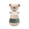 wooden stacking bear grey