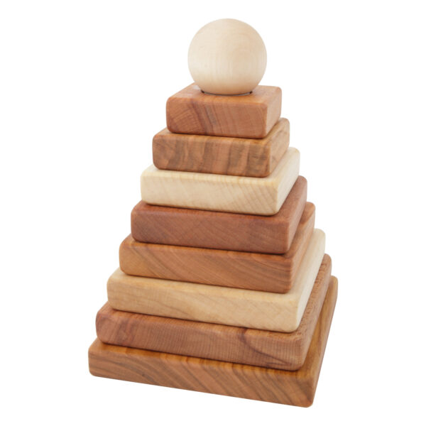 Wooden Toy Pyramid
