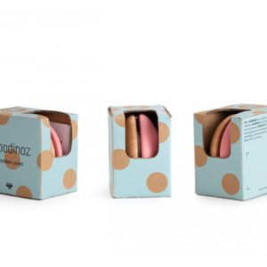 wooden yoyo pink look